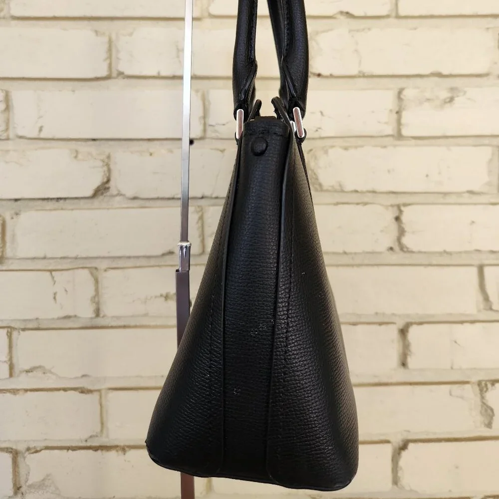 Euc Kate Spade NY Darcy Black Leather Crossbody Bag/Satchel Purse